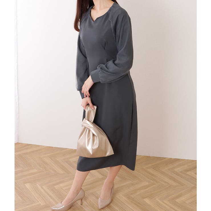 チュール レイヤード キーネック | レースレディース  | 詳細画像8 