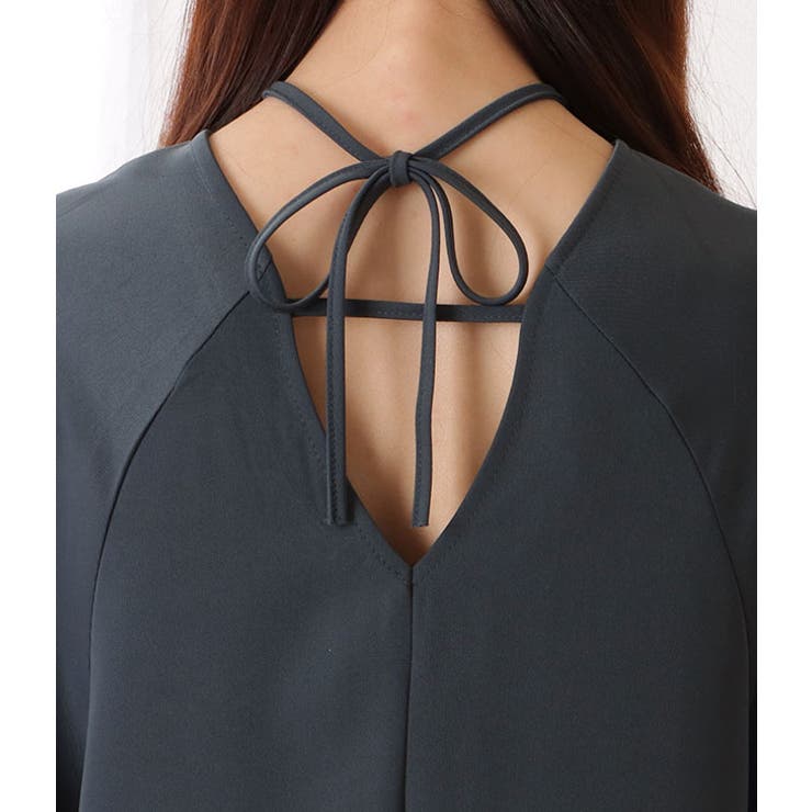 クロスリボン Vネック バルーン袖 | レースレディース  | 詳細画像16 