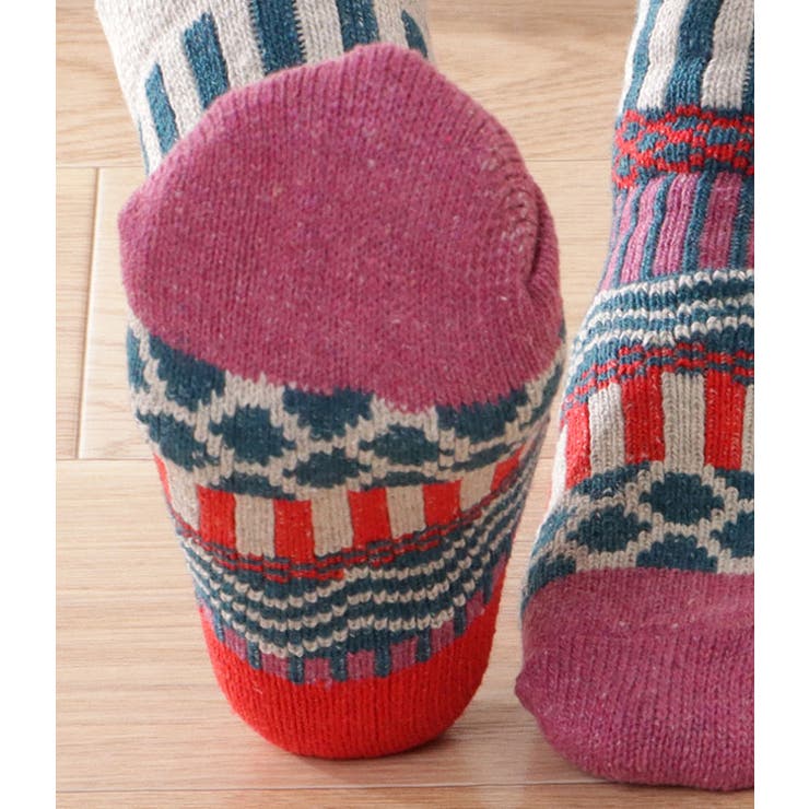 民族柄ボリュームニットソックス 女性 レディース | レースレディース  | 詳細画像20 