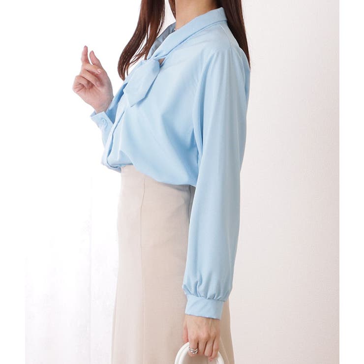 ボウタイ付き とろみ ベーシック | レースレディース  | 詳細画像15 