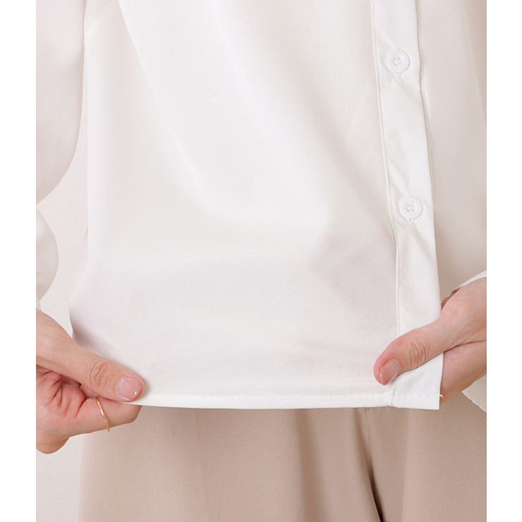 ボウタイ付き とろみ ベーシック | レースレディース  | 詳細画像20 