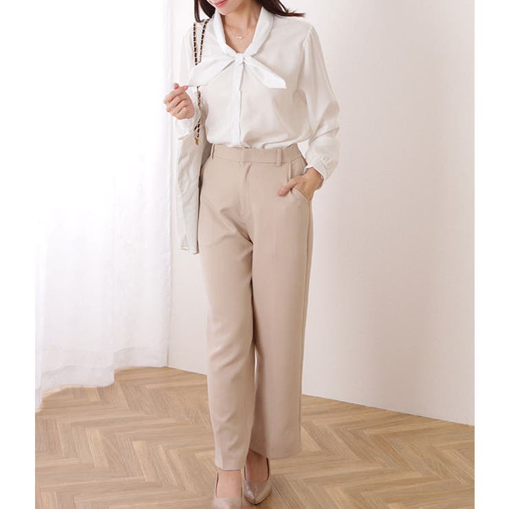 ボウタイ付き とろみ ベーシック | レースレディース  | 詳細画像6 