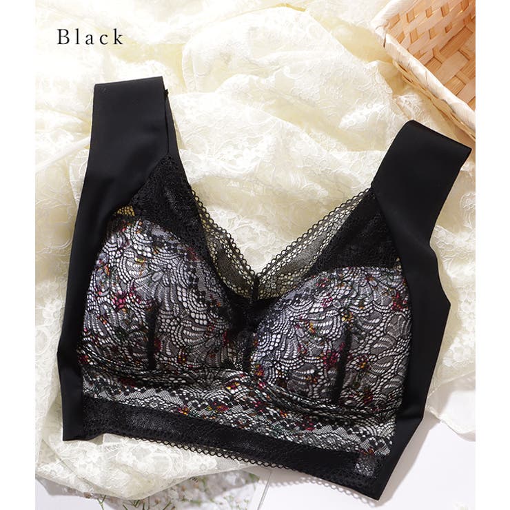 花柄 レース Vネック | レースレディース  | 詳細画像9 