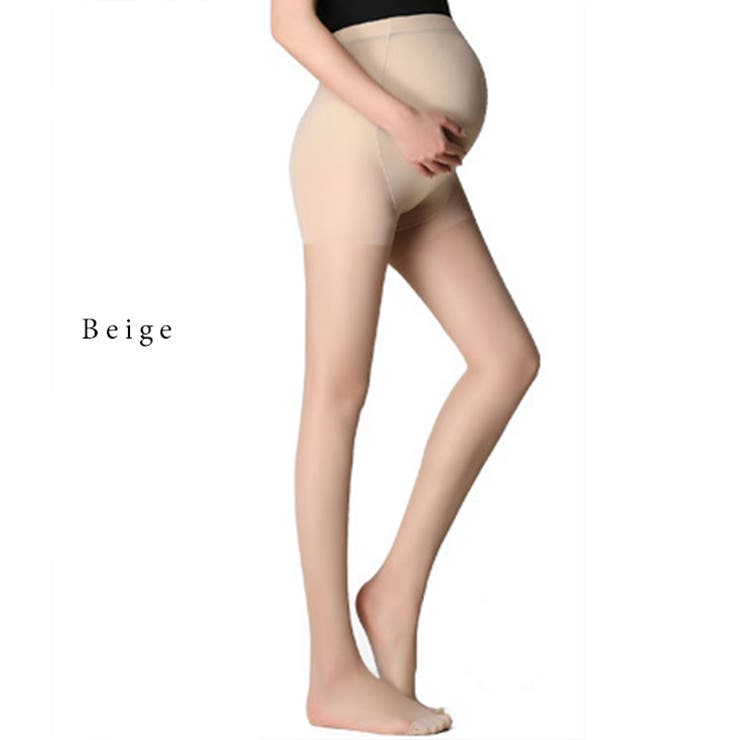 締め付けないマチ付きマタニティナチュラルストッキング レディース パンスト | レースレディース  | 詳細画像4 