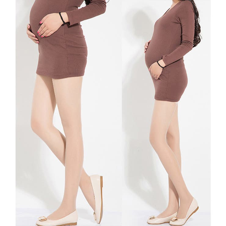 締め付けないマチ付きマタニティナチュラルストッキング レディース パンスト | レースレディース  | 詳細画像5 