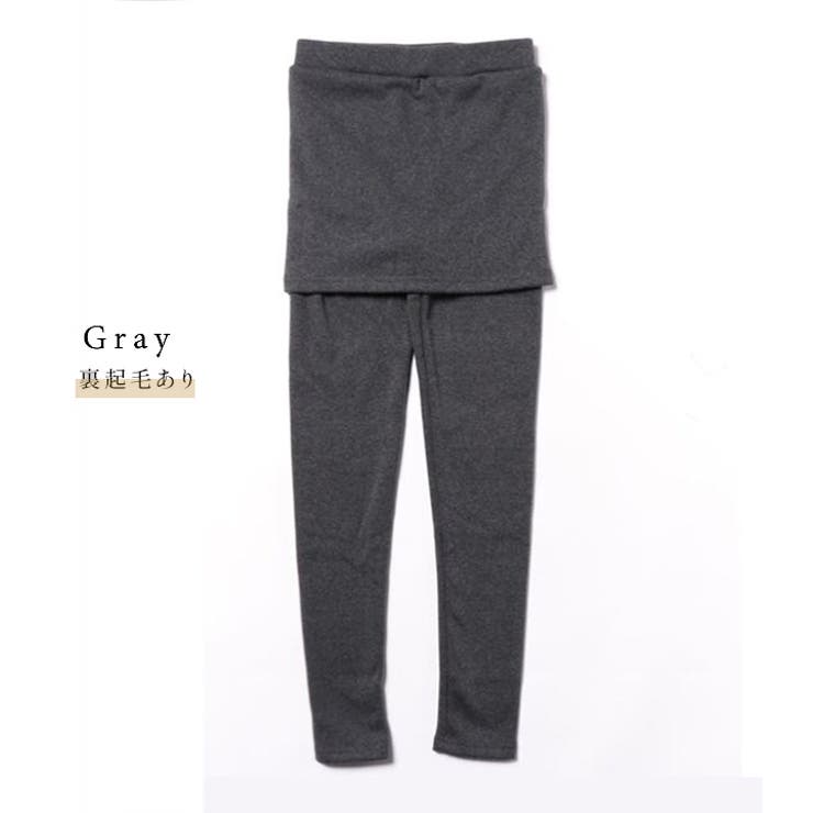 スカート付きフェイクレイヤードレギンス レディース タイツ | レースレディース  | 詳細画像8 