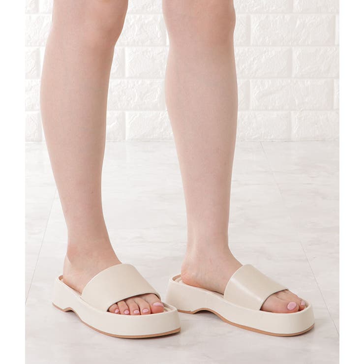 プラットフォームサンダル 厚底サンダル ストラップサンダル | レースレディース  | 詳細画像13 