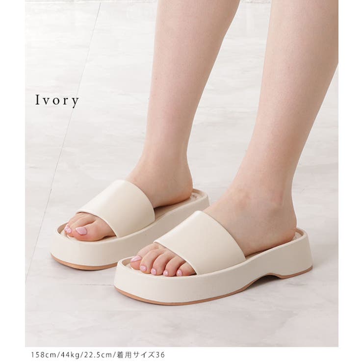 プラットフォームサンダル 厚底サンダル ストラップサンダル | レースレディース  | 詳細画像9 