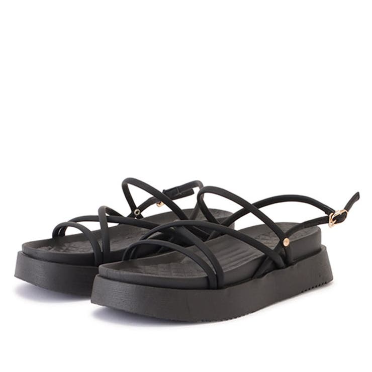 プラットフォームチューブストラップサンダル プラットフォームサンダル チューブ | レースレディース  | 詳細画像1 