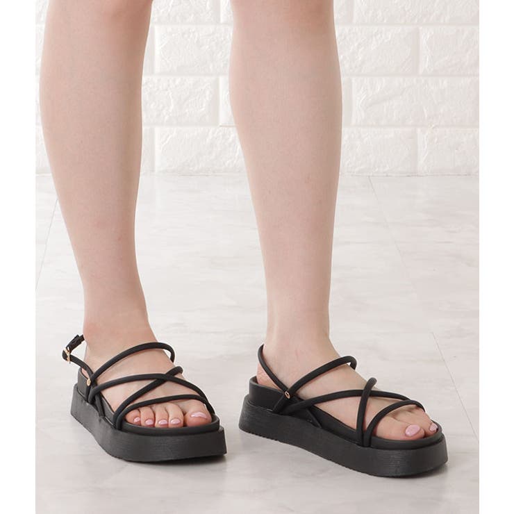 プラットフォームチューブストラップサンダル プラットフォームサンダル チューブ | レースレディース  | 詳細画像7 