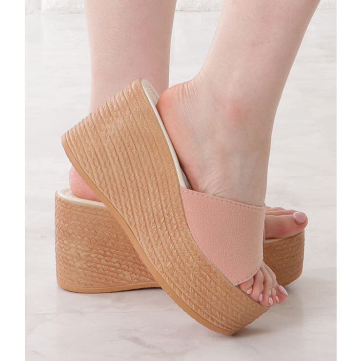 スエード調ボリュームウエッジサンダル レディース 夏 | レースレディース  | 詳細画像13 