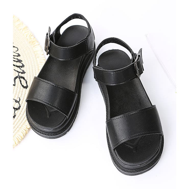 厚底 スポーツサンダル ダブルベルト | レースレディース  | 詳細画像14 