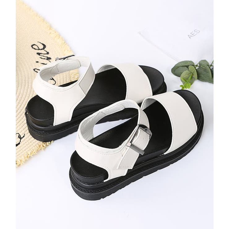 厚底 スポーツサンダル ダブルベルト | レースレディース  | 詳細画像19 