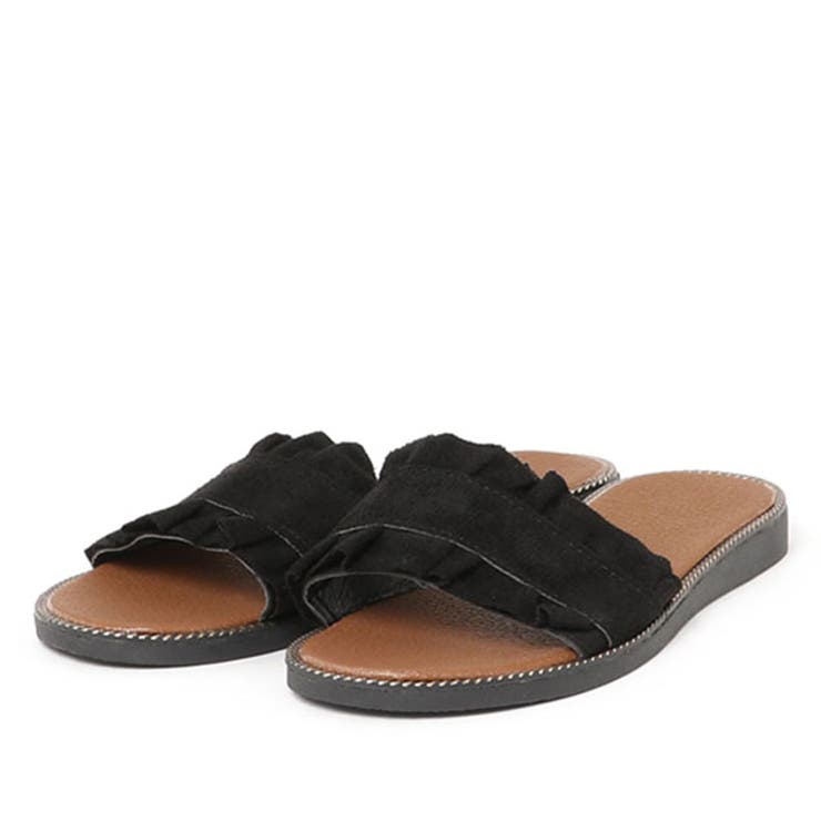 フリル フラット スリッパサンダル | レースレディース  | 詳細画像1 