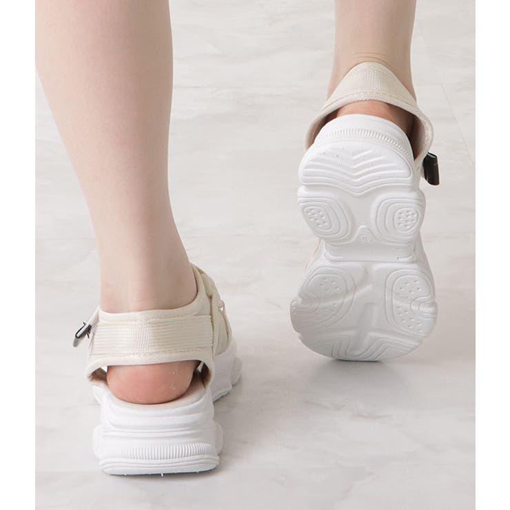 ミドルソールコンフォートストラップサンダル 女性 レディース | レースレディース  | 詳細画像12 