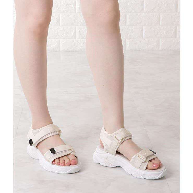 ミドルソールコンフォートストラップサンダル 女性 レディース | レースレディース  | 詳細画像13 