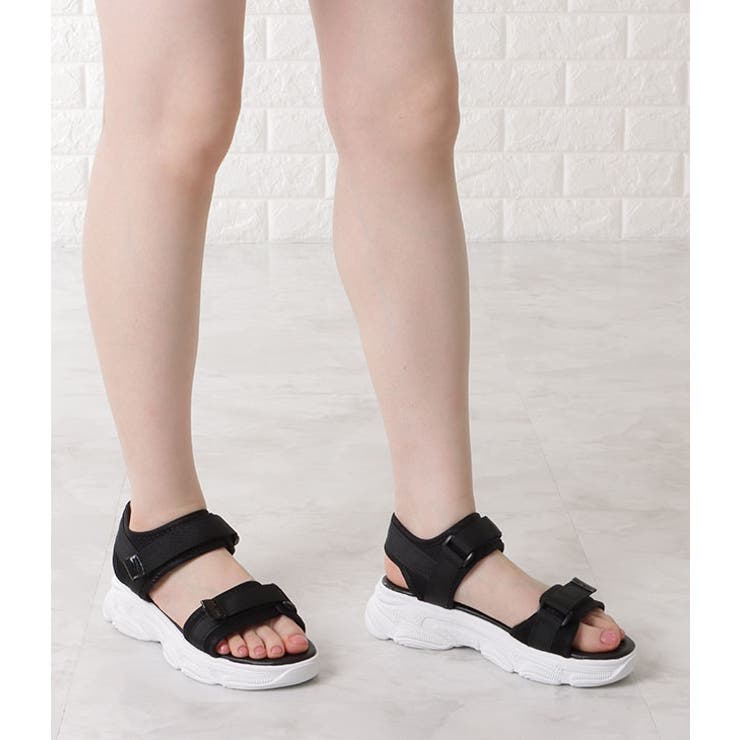 ミドルソールコンフォートストラップサンダル 女性 レディース | レースレディース  | 詳細画像7 