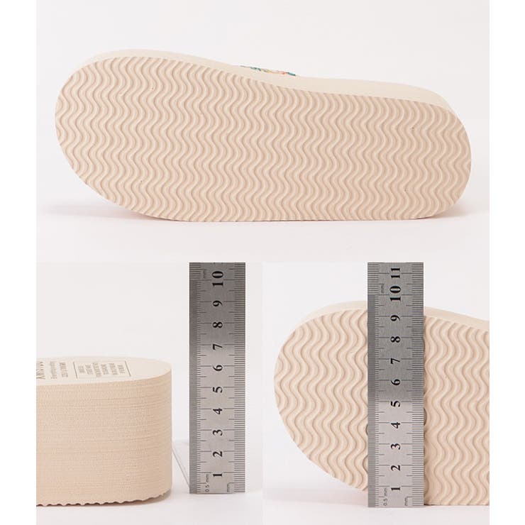 フラワー×パールモチーフ厚底ビーチサンダル 女性 レディース | レースレディース  | 詳細画像20 