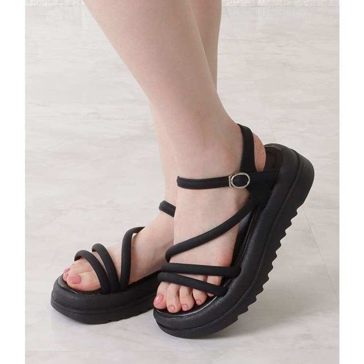 チューブストラップコンフォートフラットサンダル 女性 レディース | レースレディース  | 詳細画像4 