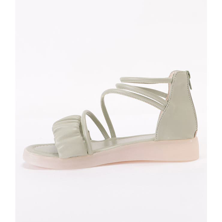 レザー調ナローストラップコンフォートサンダル 女性 レディース | レースレディース  | 詳細画像19 