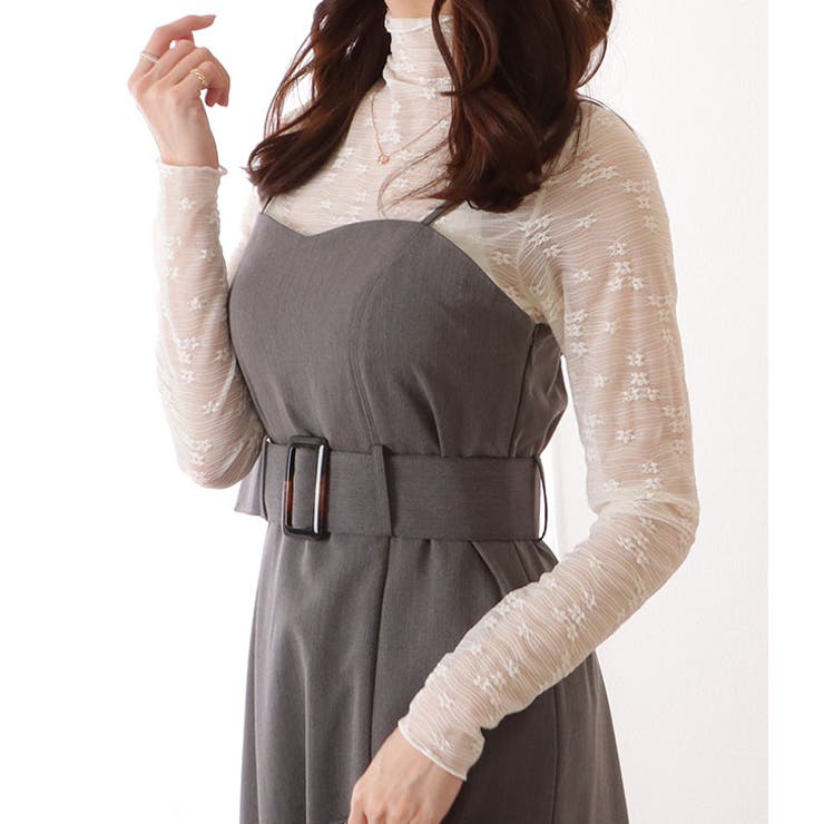 プチハイネック メロウ フリル | レースレディース  | 詳細画像11 