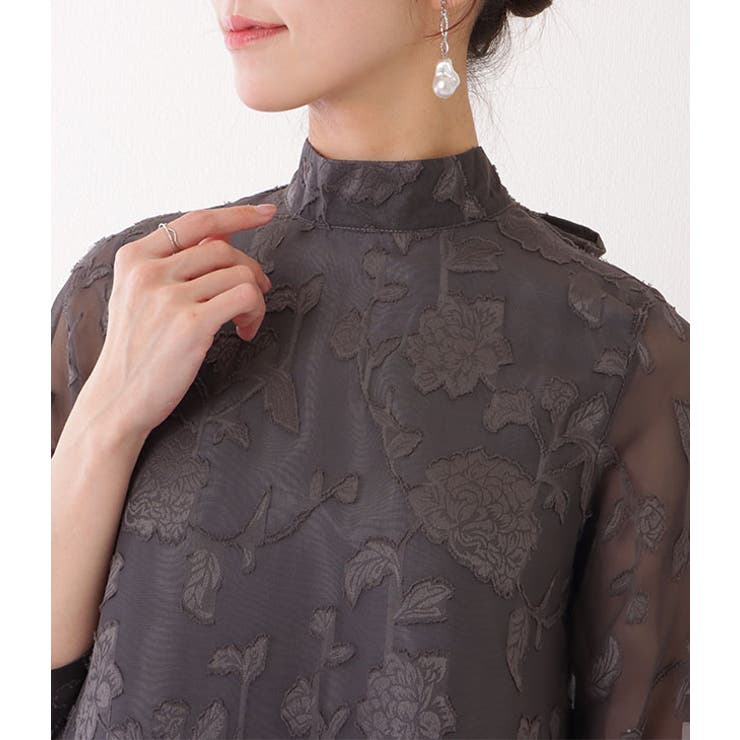 バックリボン 総レース プチハイネック | レースレディース  | 詳細画像17 