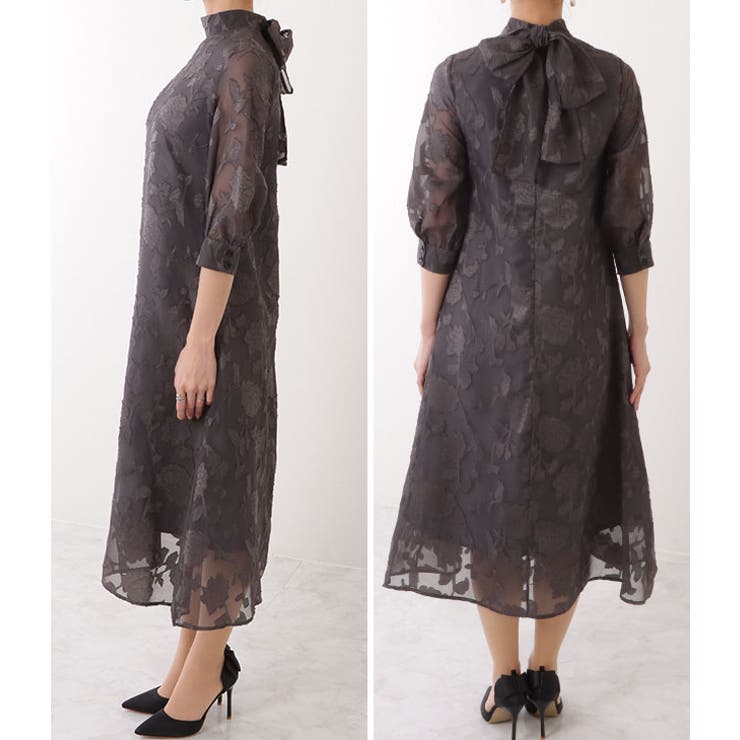 バックリボン 総レース プチハイネック | レースレディース  | 詳細画像20 