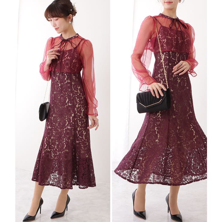 シアー レイヤード レース | レースレディース  | 詳細画像15 