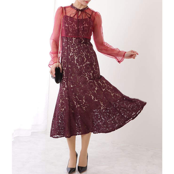 シアー レイヤード レース | レースレディース  | 詳細画像16 