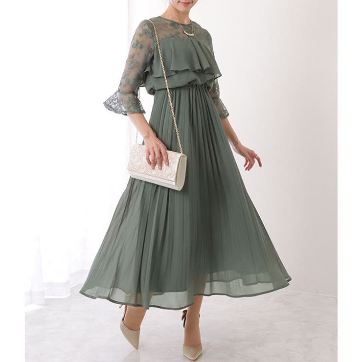 ボタニカルレース ベルスリーブ 5分袖 | レースレディース  | 詳細画像12 