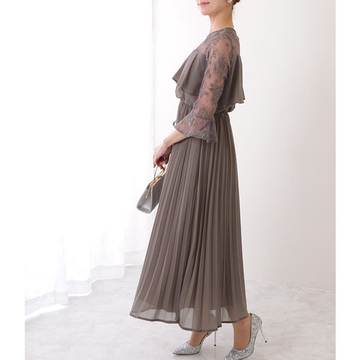 ボタニカルレース ベルスリーブ 5分袖 | レースレディース  | 詳細画像14 