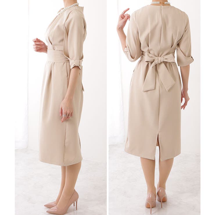 クルーネック リボン付き 5分袖 | レースレディース  | 詳細画像20 