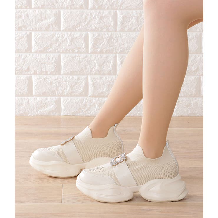 ビジュー バックル付き メッシュ | レースレディース  | 詳細画像11 