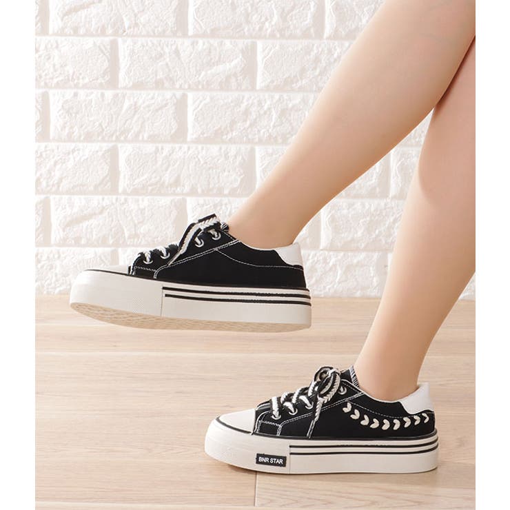 ダブルストラップ 配色 キャンバス | レースレディース  | 詳細画像5 