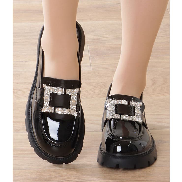 ビジュー付き エナメル調 ボリューム | レースレディース  | 詳細画像11 