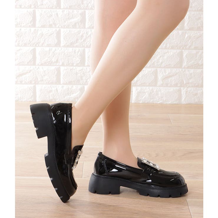 ビジュー付き エナメル調 ボリューム | レースレディース  | 詳細画像9 