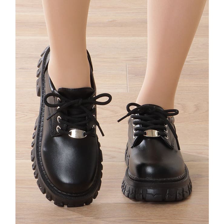 ラウンドトゥボリューム凹凸ストラップシューズ 女性 レディース | レースレディース  | 詳細画像11 