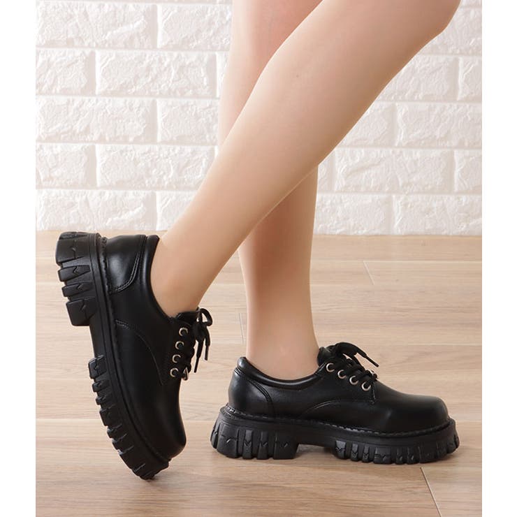 ラウンドトゥボリューム凹凸ストラップシューズ 女性 レディース | レースレディース  | 詳細画像9 