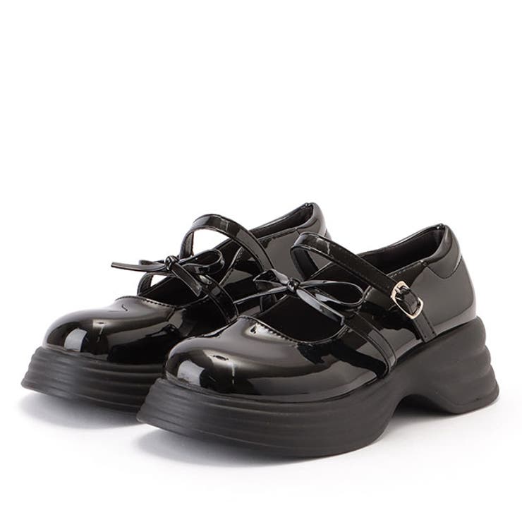 ラウンドトゥ リボン付き ボリューム | レースレディース  | 詳細画像1 