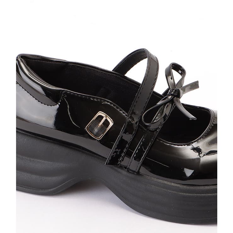 ラウンドトゥ リボン付き ボリューム | レースレディース  | 詳細画像17 