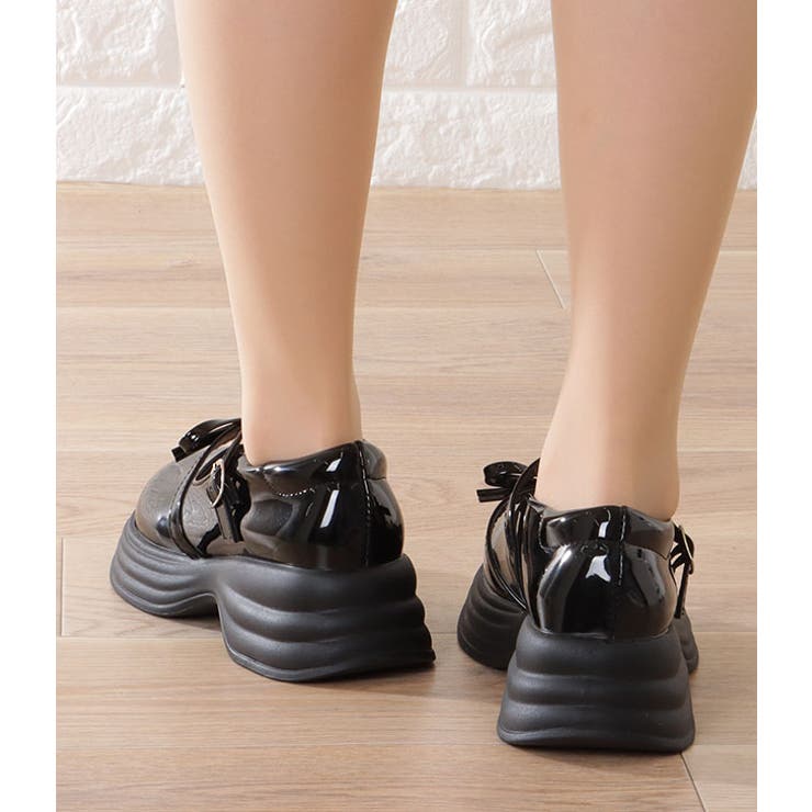 ラウンドトゥ リボン付き ボリューム | レースレディース  | 詳細画像6 