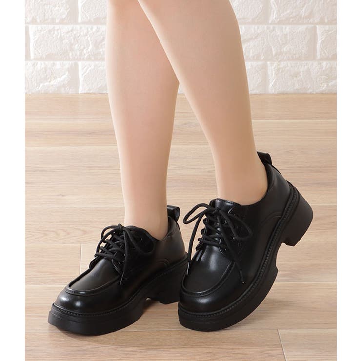 レザー調 レースアップ 厚底 | レースレディース  | 詳細画像10 