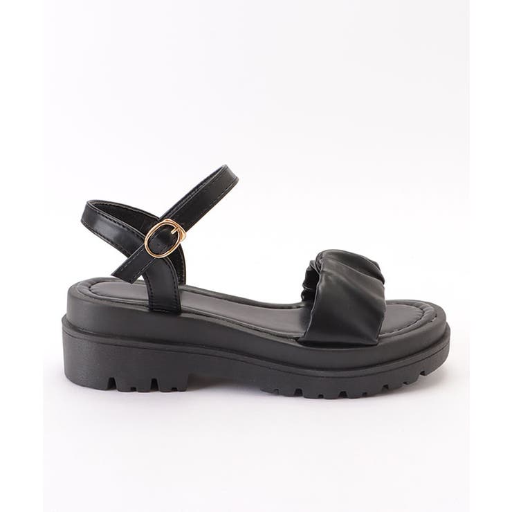 ギャザーベルト 厚底 サンダル | レースレディース  | 詳細画像18 