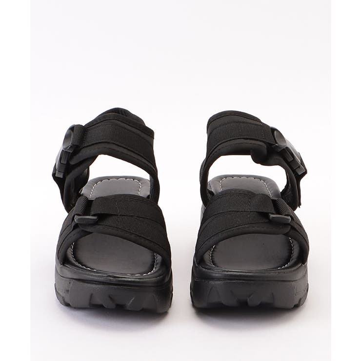 厚底 スポーツサンダル ダブルベルト | レースレディース  | 詳細画像12 