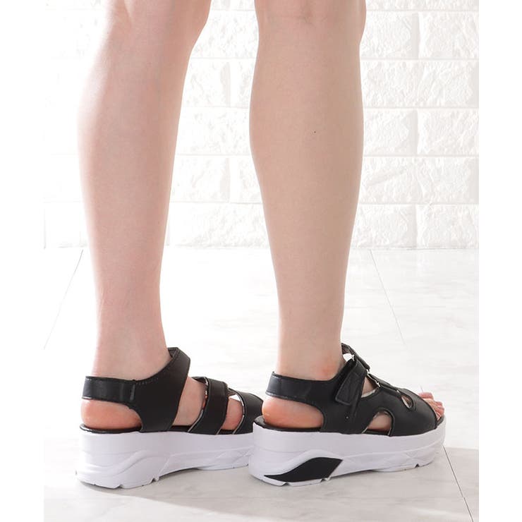 メタルアクセント 厚底 スポーツサンダル | レースレディース  | 詳細画像5 