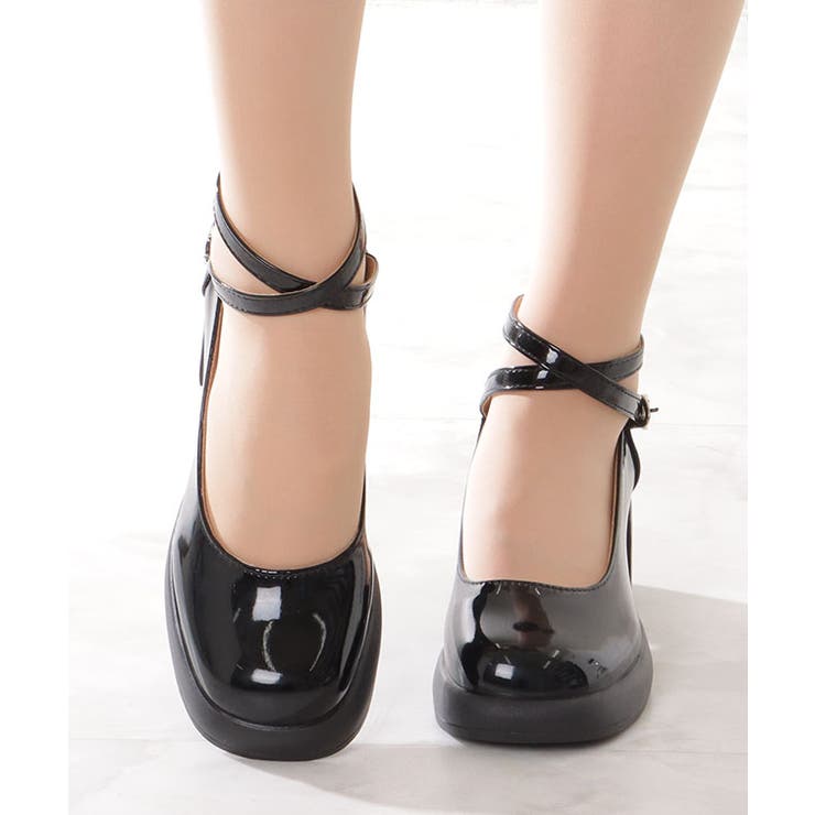 レザー調 厚底 ストラップ | レースレディース  | 詳細画像8 