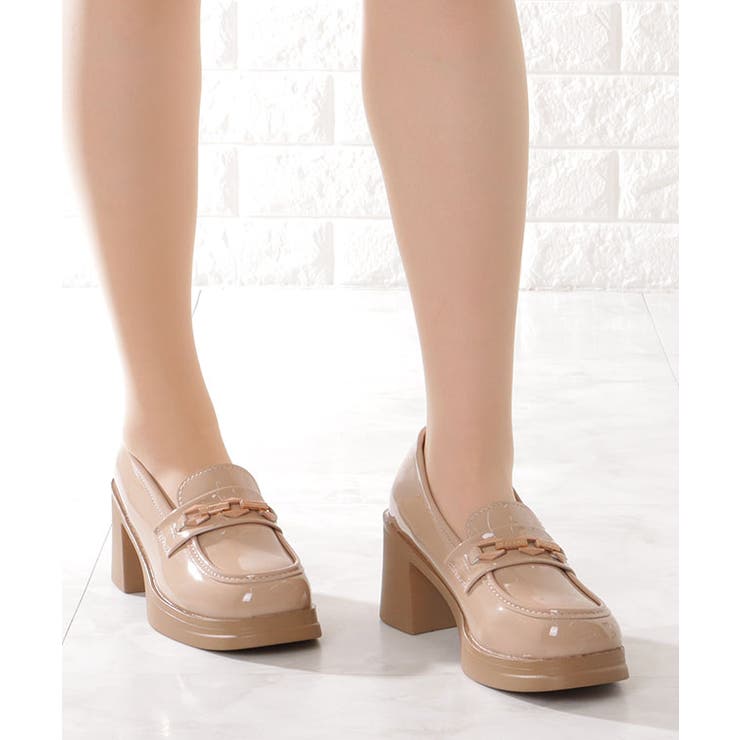 エナメル調 チェーン付き ハイヒール | レースレディース  | 詳細画像13 