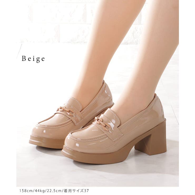 エナメル調 チェーン付き ハイヒール | レースレディース  | 詳細画像9 