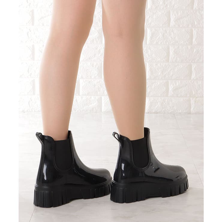 エナメル風 サイドゴア 厚底 | レースレディース  | 詳細画像5 