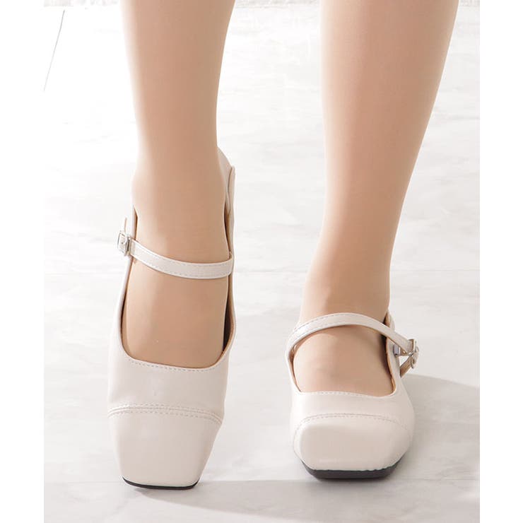 スクエアトゥ フラット メリージェーン | レースレディース  | 詳細画像14 